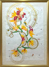 RADIANCE - botanical woman original art