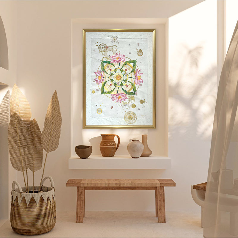 Botanical Mandala Bali - RESILIENCE - Original Art