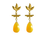 Havana Yellow Chandelier Earrings - Victoria von Stein