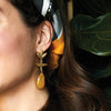 Havana Yellow Chandelier Earrings - Victoria von Stein